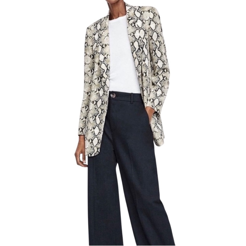 Zara Women's Snake Print Blazer